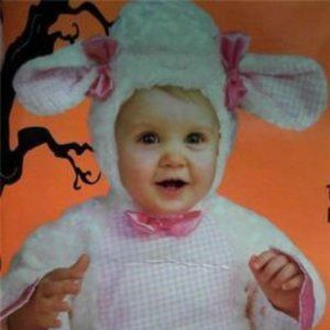 NEW HALLOWEEN LAMB BABY COSTUME SIZE 6-12 MONTHS